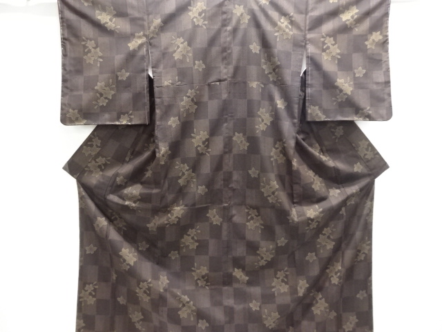 Japanese Kimono / Tsumugi Omeshi Silk